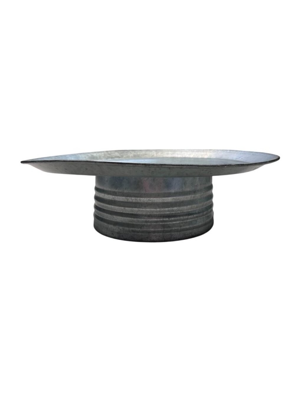 Galvanized Metal Stand Platform Rustic Cottage Farmhouse Country